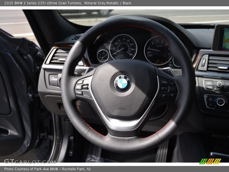 Mineral Grey Metallic / Black 2015 BMW 3 Series 335i xDrive Gran Turismo