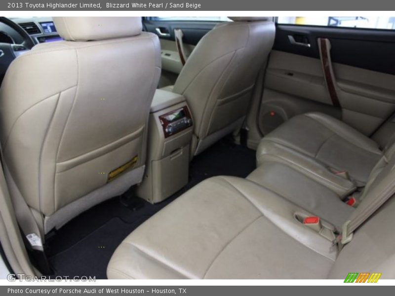Blizzard White Pearl / Sand Beige 2013 Toyota Highlander Limited