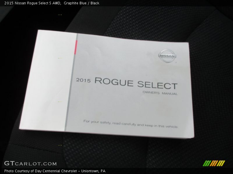 Graphite Blue / Black 2015 Nissan Rogue Select S AWD