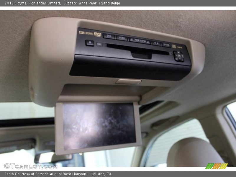 Blizzard White Pearl / Sand Beige 2013 Toyota Highlander Limited
