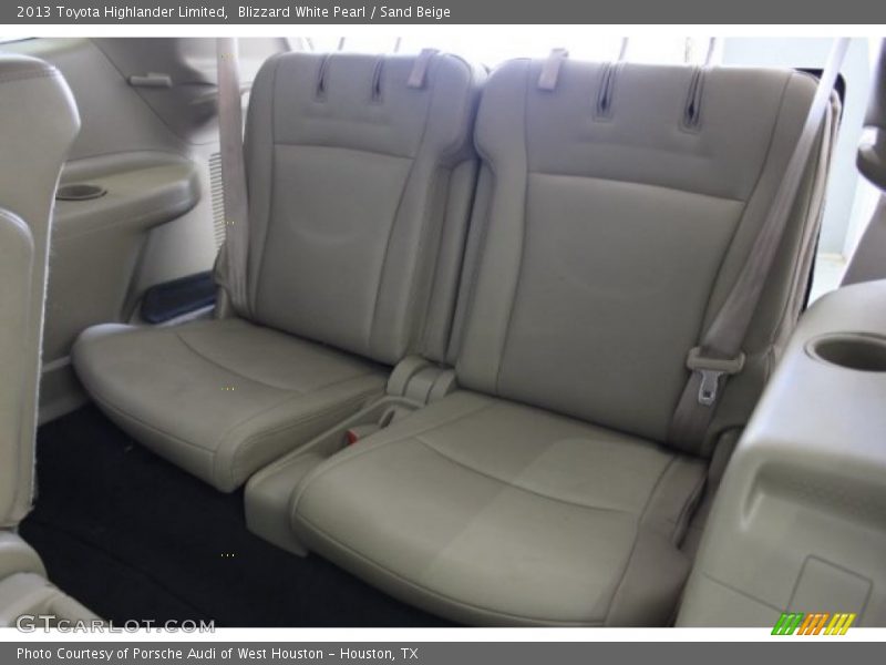 Blizzard White Pearl / Sand Beige 2013 Toyota Highlander Limited