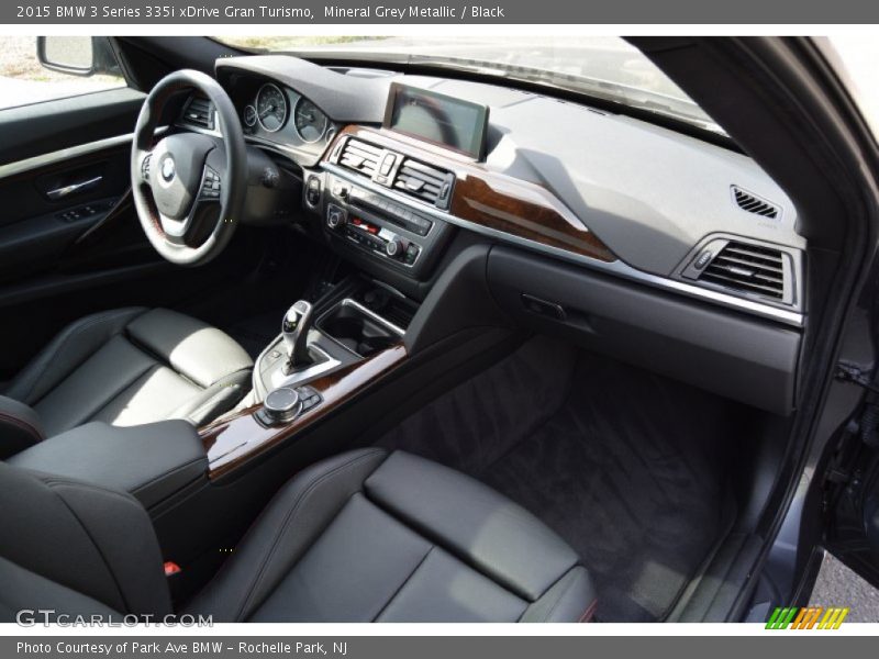 Mineral Grey Metallic / Black 2015 BMW 3 Series 335i xDrive Gran Turismo