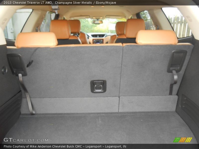 Champagne Silver Metallic / Ebony/Mojave 2013 Chevrolet Traverse LT AWD