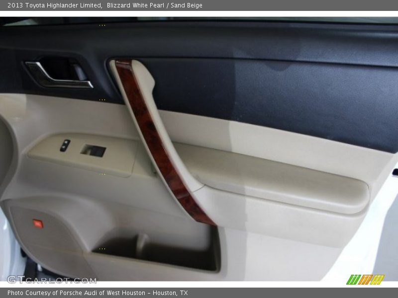 Blizzard White Pearl / Sand Beige 2013 Toyota Highlander Limited