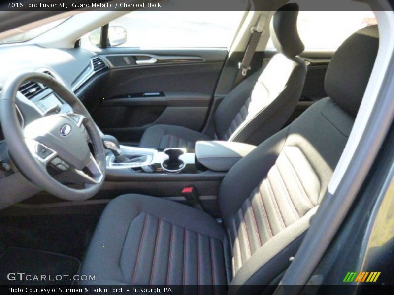 Guard Metallic / Charcoal Black 2016 Ford Fusion SE