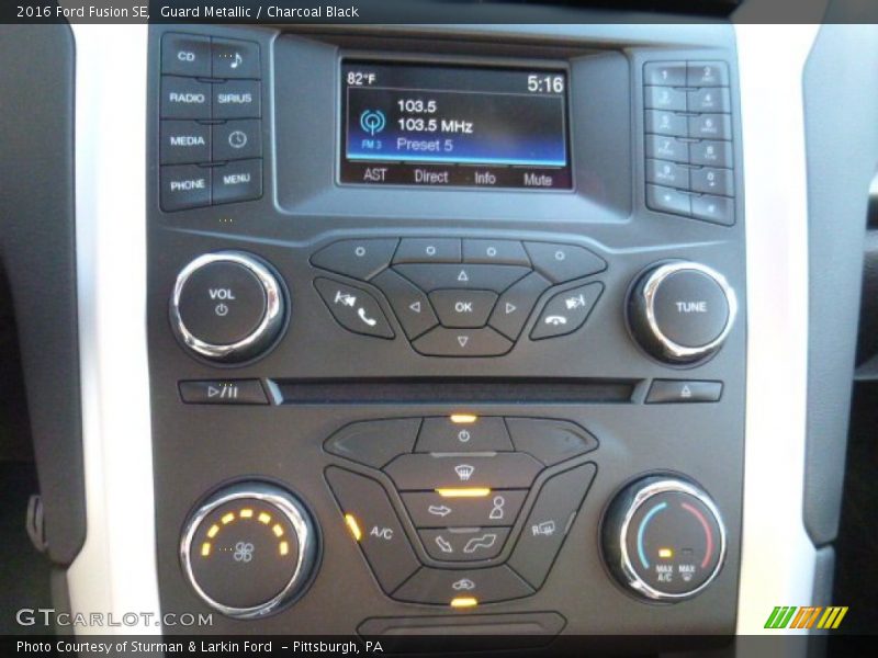 Controls of 2016 Fusion SE