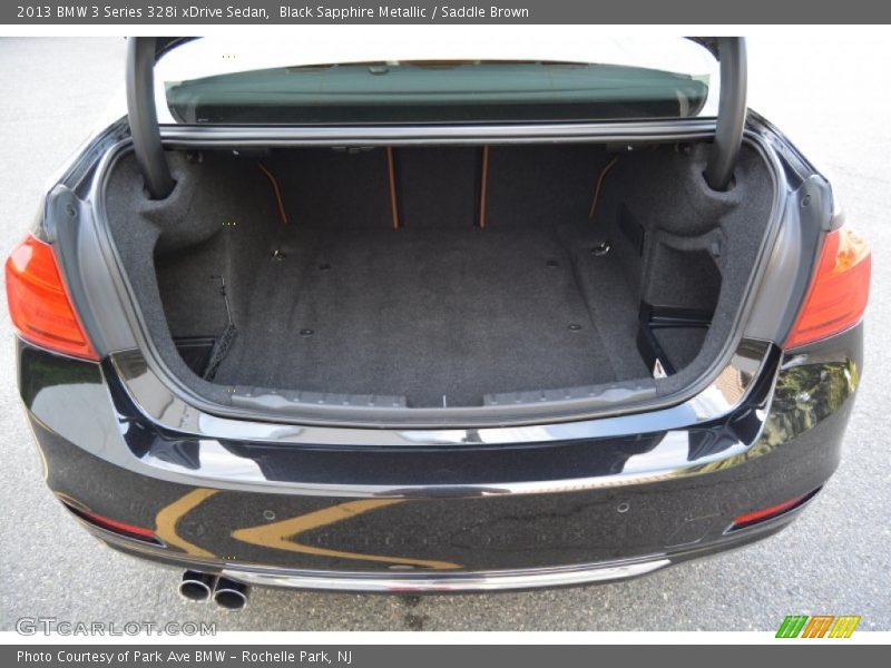 Black Sapphire Metallic / Saddle Brown 2013 BMW 3 Series 328i xDrive Sedan