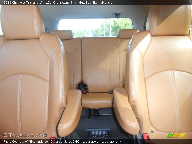 Champagne Silver Metallic / Ebony/Mojave 2013 Chevrolet Traverse LT AWD