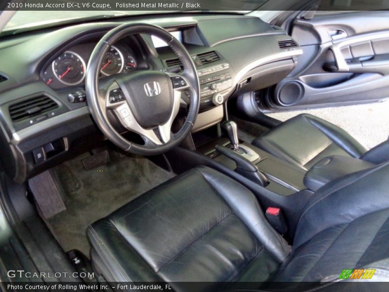  2010 Accord EX-L V6 Coupe Black Interior