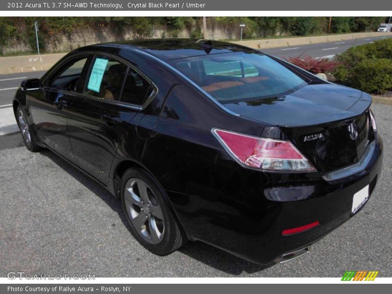Crystal Black Pearl / Umber 2012 Acura TL 3.7 SH-AWD Technology