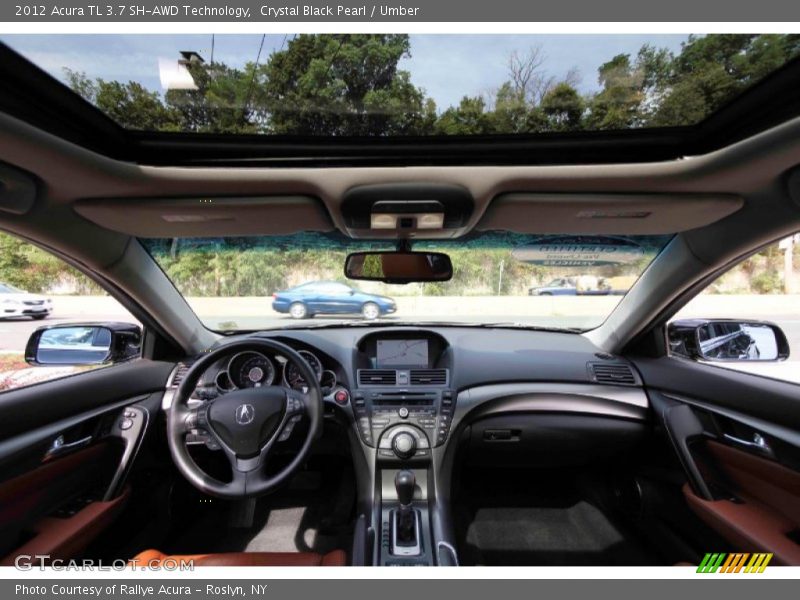 Crystal Black Pearl / Umber 2012 Acura TL 3.7 SH-AWD Technology