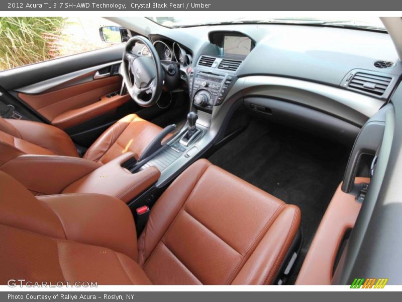 Crystal Black Pearl / Umber 2012 Acura TL 3.7 SH-AWD Technology