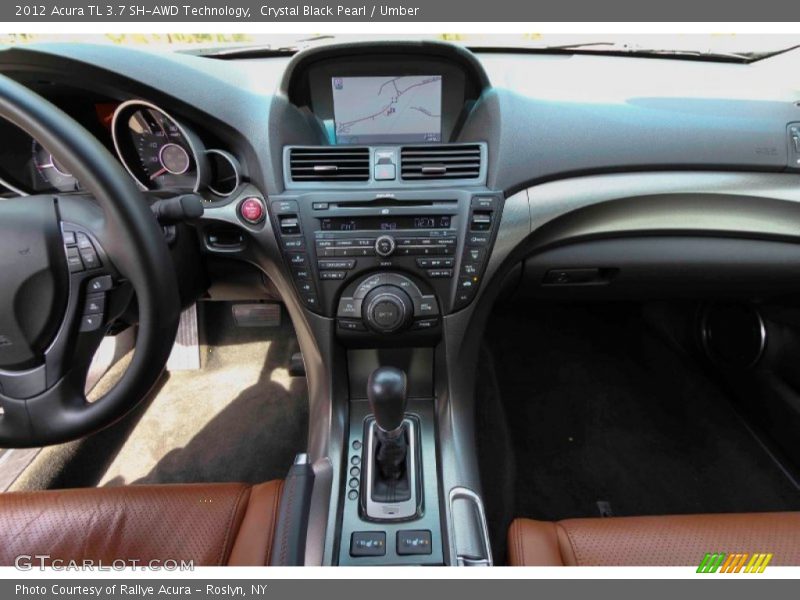 Crystal Black Pearl / Umber 2012 Acura TL 3.7 SH-AWD Technology
