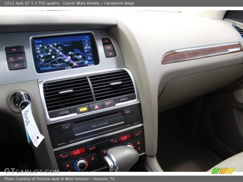 Glacier White Metallic / Cardamom Beige 2013 Audi Q7 3.0 TFSI quattro