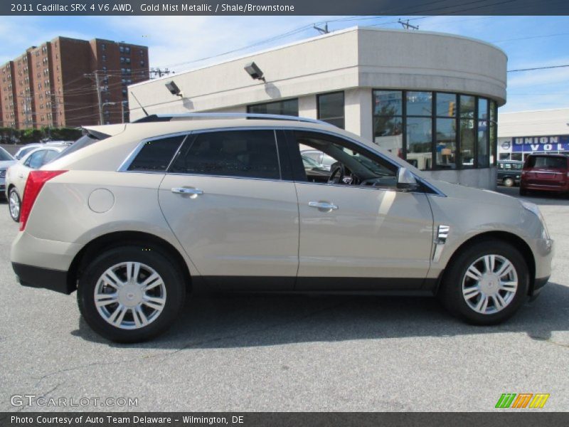 Gold Mist Metallic / Shale/Brownstone 2011 Cadillac SRX 4 V6 AWD