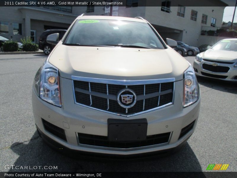 Gold Mist Metallic / Shale/Brownstone 2011 Cadillac SRX 4 V6 AWD