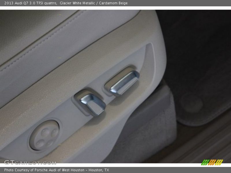Glacier White Metallic / Cardamom Beige 2013 Audi Q7 3.0 TFSI quattro