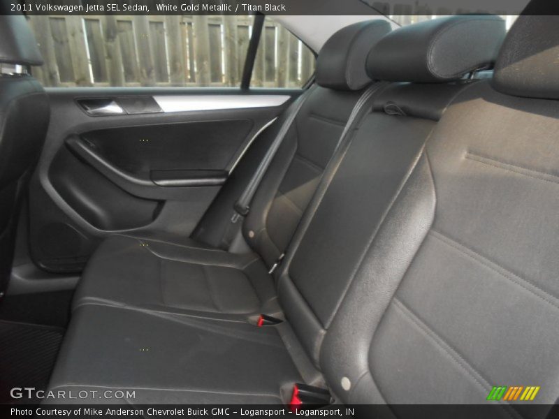 White Gold Metallic / Titan Black 2011 Volkswagen Jetta SEL Sedan