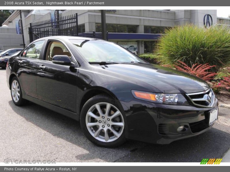 Nighthawk Black Pearl / Parchment 2008 Acura TSX Sedan