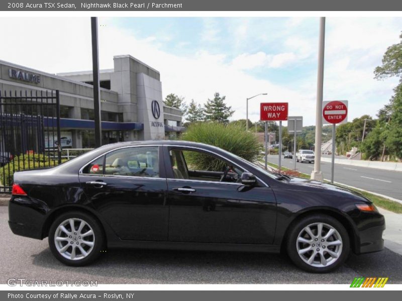 Nighthawk Black Pearl / Parchment 2008 Acura TSX Sedan