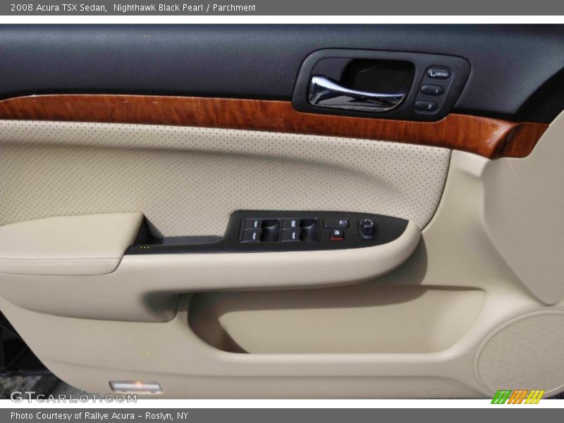 Nighthawk Black Pearl / Parchment 2008 Acura TSX Sedan