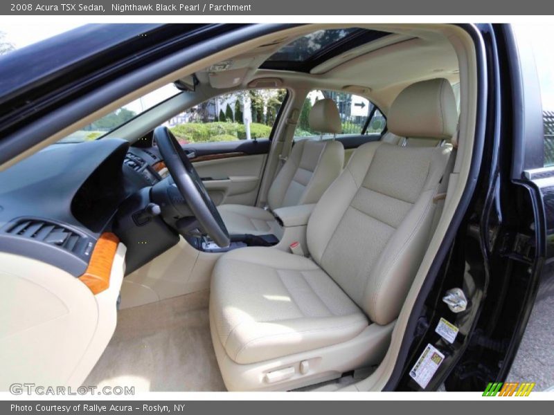 Nighthawk Black Pearl / Parchment 2008 Acura TSX Sedan