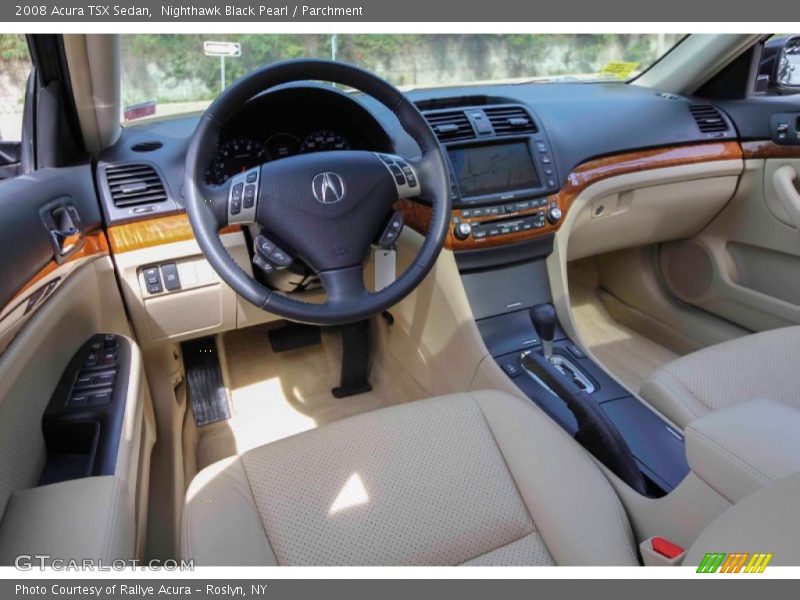 Nighthawk Black Pearl / Parchment 2008 Acura TSX Sedan