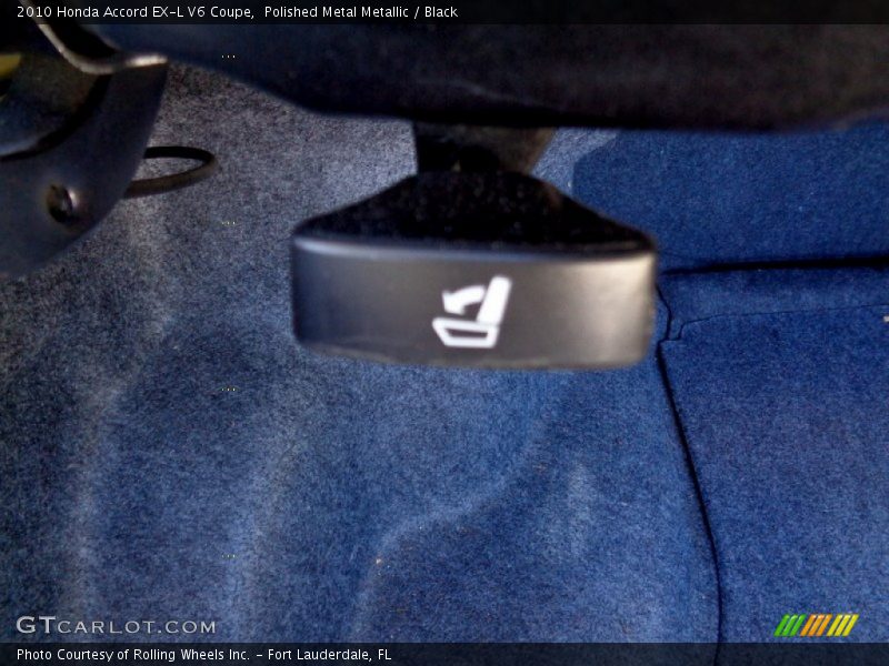 Polished Metal Metallic / Black 2010 Honda Accord EX-L V6 Coupe