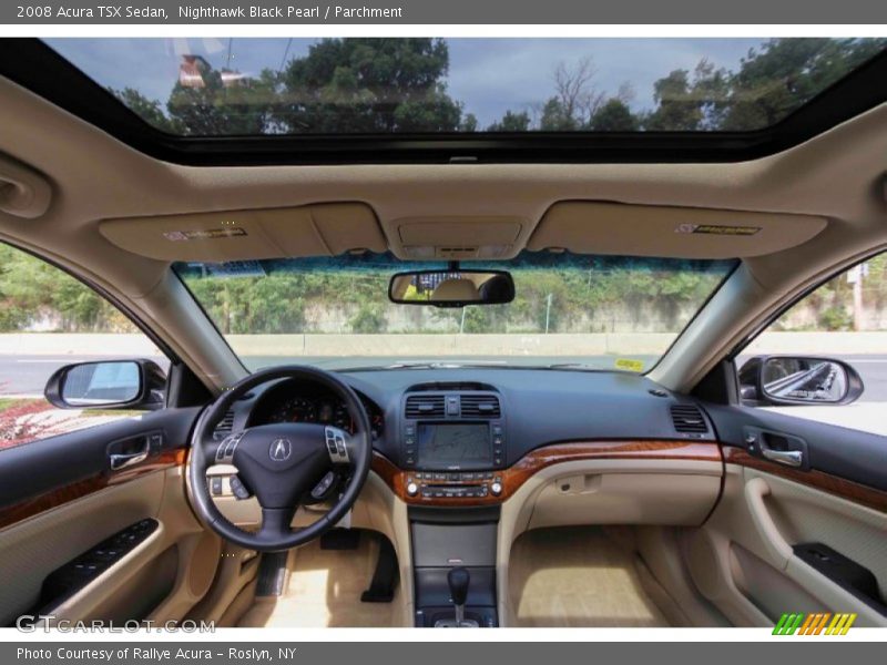 Nighthawk Black Pearl / Parchment 2008 Acura TSX Sedan