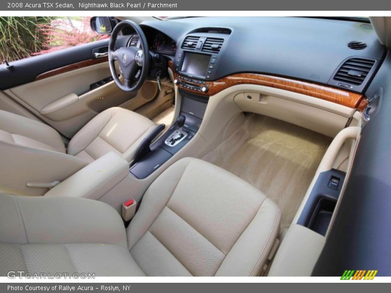 Nighthawk Black Pearl / Parchment 2008 Acura TSX Sedan