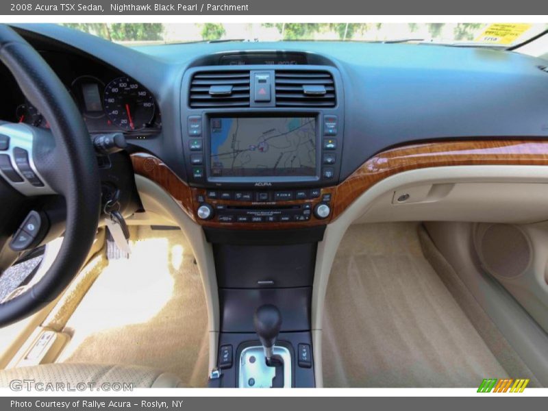 Nighthawk Black Pearl / Parchment 2008 Acura TSX Sedan
