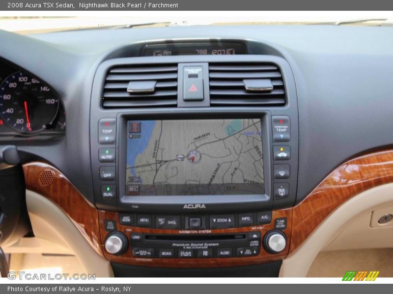 Nighthawk Black Pearl / Parchment 2008 Acura TSX Sedan