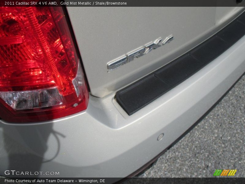 Gold Mist Metallic / Shale/Brownstone 2011 Cadillac SRX 4 V6 AWD