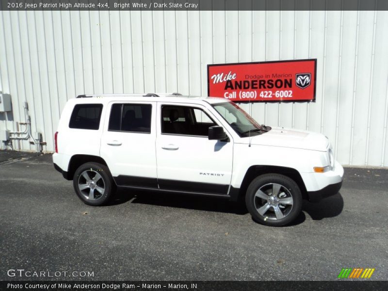Bright White / Dark Slate Gray 2016 Jeep Patriot High Altitude 4x4