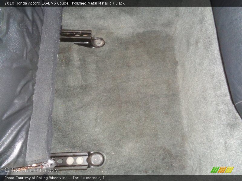 Polished Metal Metallic / Black 2010 Honda Accord EX-L V6 Coupe