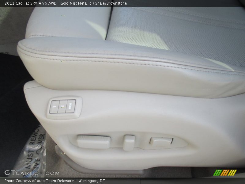 Gold Mist Metallic / Shale/Brownstone 2011 Cadillac SRX 4 V6 AWD