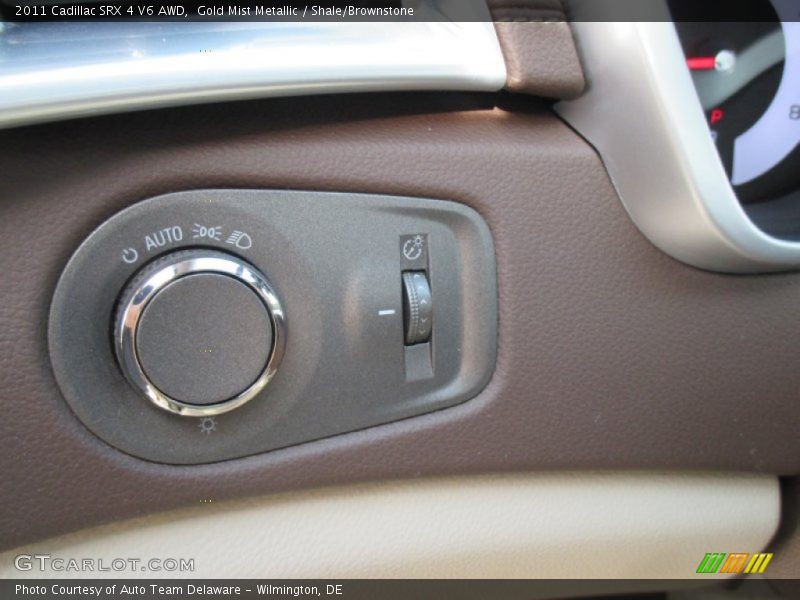 Gold Mist Metallic / Shale/Brownstone 2011 Cadillac SRX 4 V6 AWD