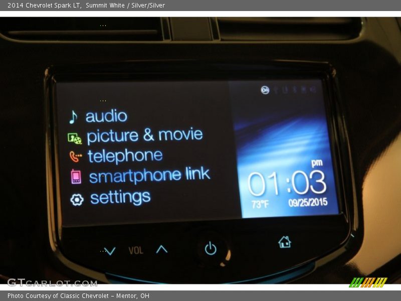 Summit White / Silver/Silver 2014 Chevrolet Spark LT
