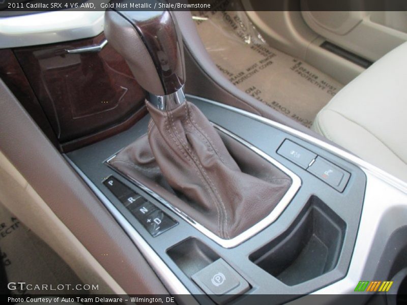 Gold Mist Metallic / Shale/Brownstone 2011 Cadillac SRX 4 V6 AWD