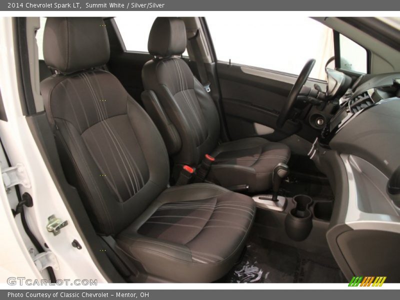 Summit White / Silver/Silver 2014 Chevrolet Spark LT