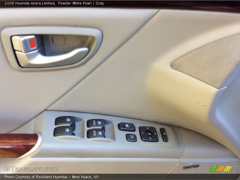 Powder White Pearl / Gray 2008 Hyundai Azera Limited