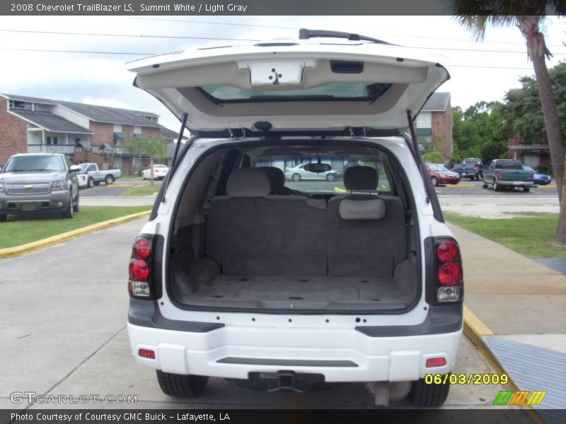 Summit White / Light Gray 2008 Chevrolet TrailBlazer LS