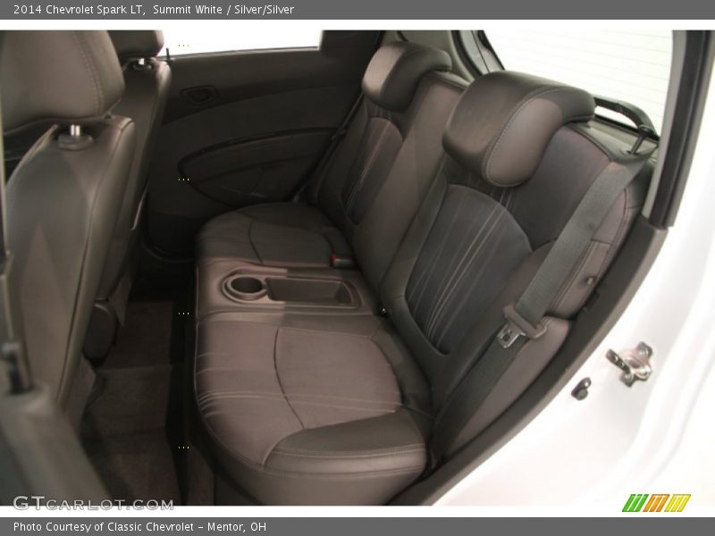 Summit White / Silver/Silver 2014 Chevrolet Spark LT