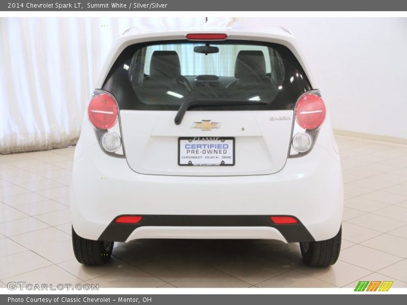 Summit White / Silver/Silver 2014 Chevrolet Spark LT