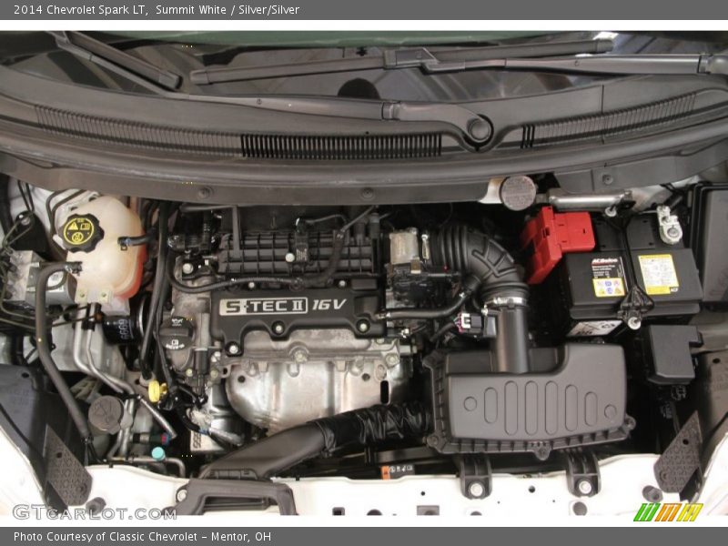 Summit White / Silver/Silver 2014 Chevrolet Spark LT