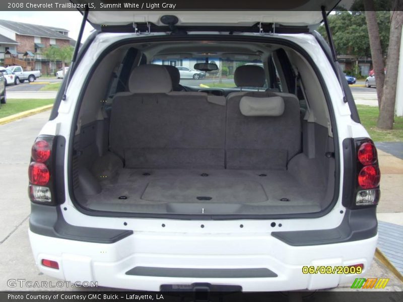 Summit White / Light Gray 2008 Chevrolet TrailBlazer LS