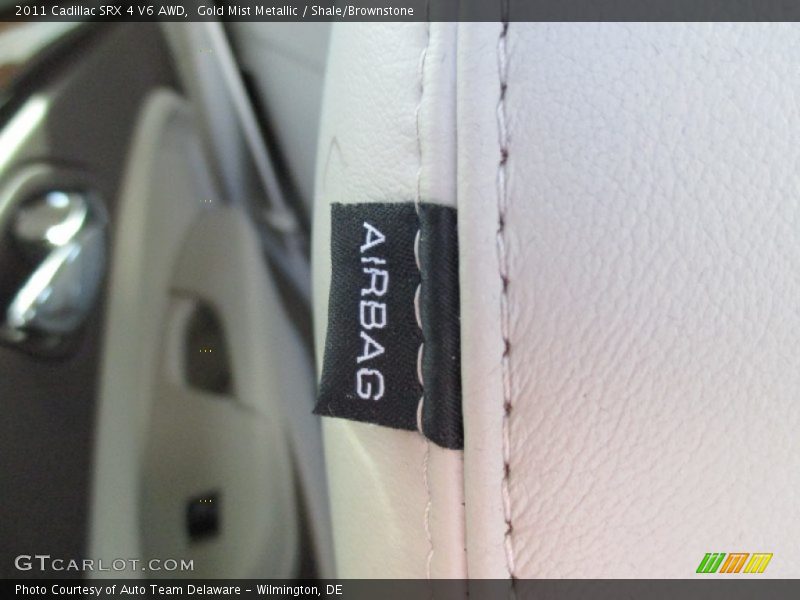 Gold Mist Metallic / Shale/Brownstone 2011 Cadillac SRX 4 V6 AWD