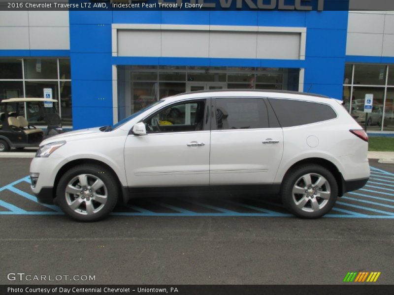 Iridescent Pearl Tricoat / Ebony 2016 Chevrolet Traverse LTZ AWD