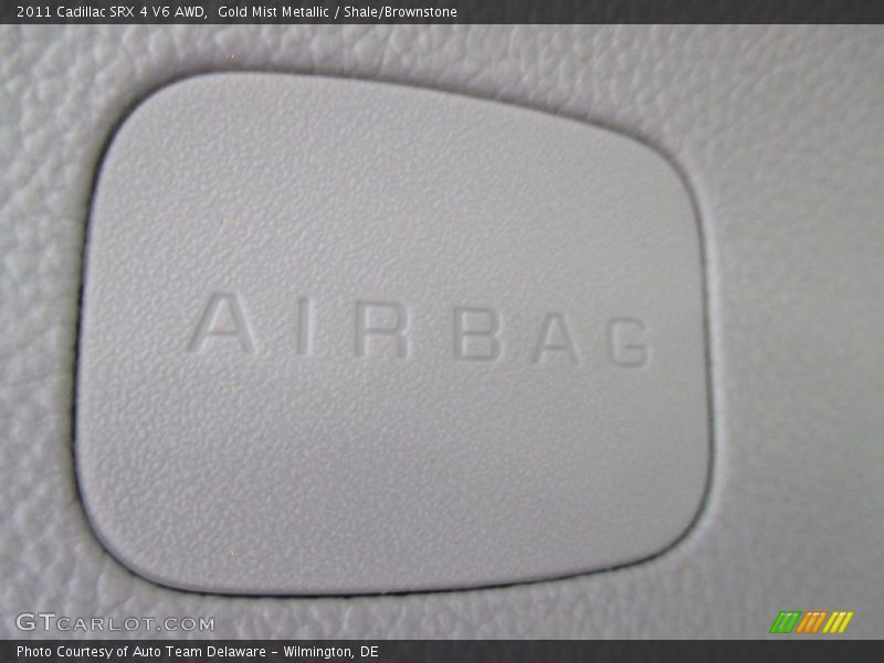 Gold Mist Metallic / Shale/Brownstone 2011 Cadillac SRX 4 V6 AWD