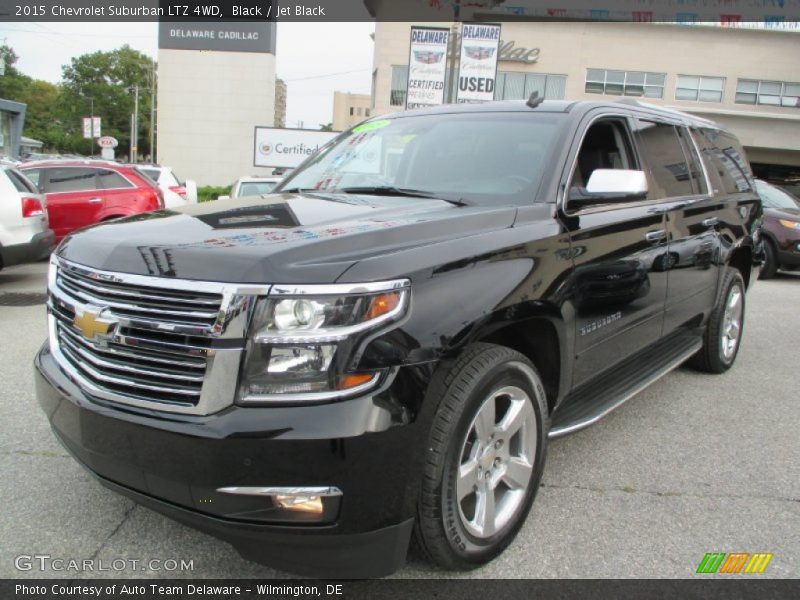 Black / Jet Black 2015 Chevrolet Suburban LTZ 4WD